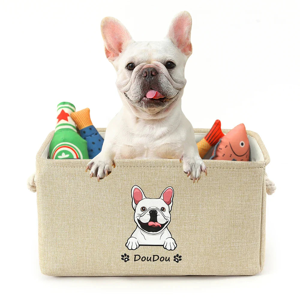 Personalized Pet Toy Basket | Premium Comfort Home & Lifestyle Product UK