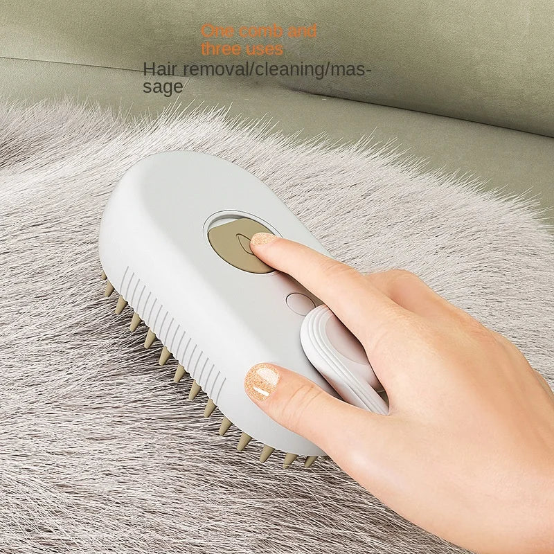 Pet Bliss Steamy Groom Brush | Premium Comfort Home & Lifestyle Product UK