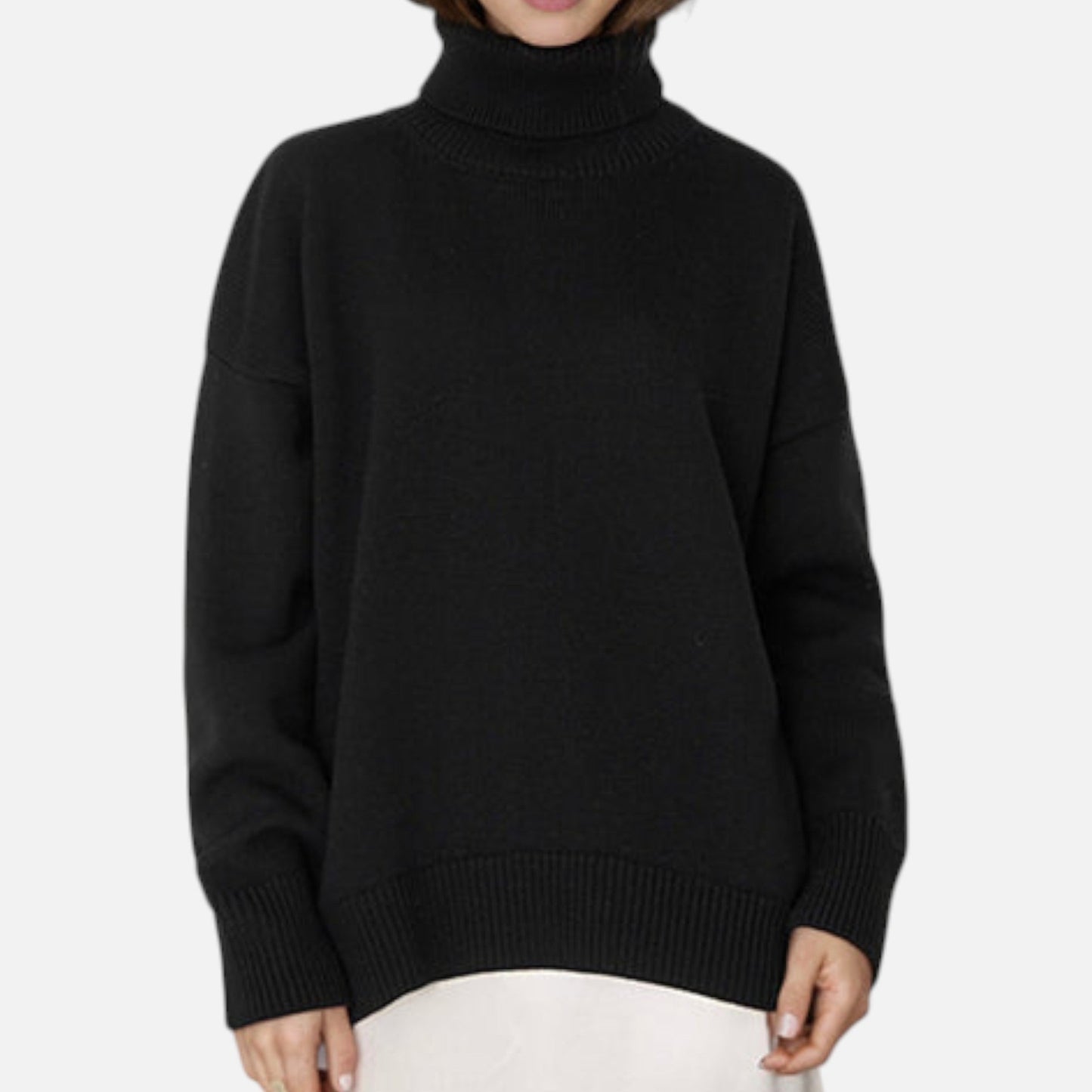 Premium Women's Oversized Turtleneck Sweater - Cozy, Stylish, and Essential for Winter Fashion and Comfort | Premium Comfort Home & Lifestyle Product UK