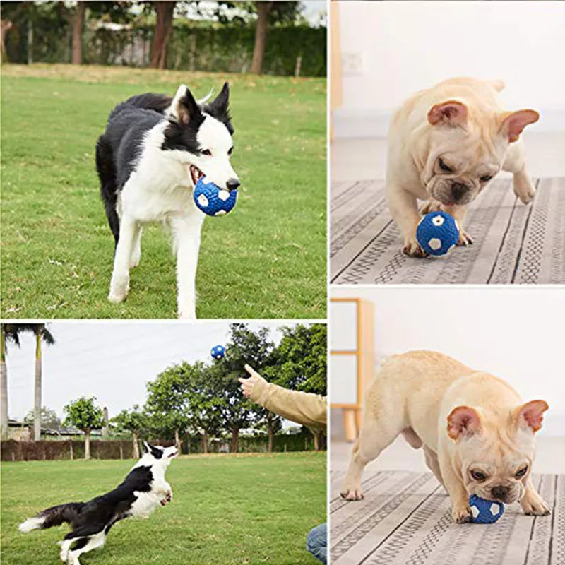 Durable Squeaky Dog Toy Ball | Premium Comfort Home & Lifestyle Product UK