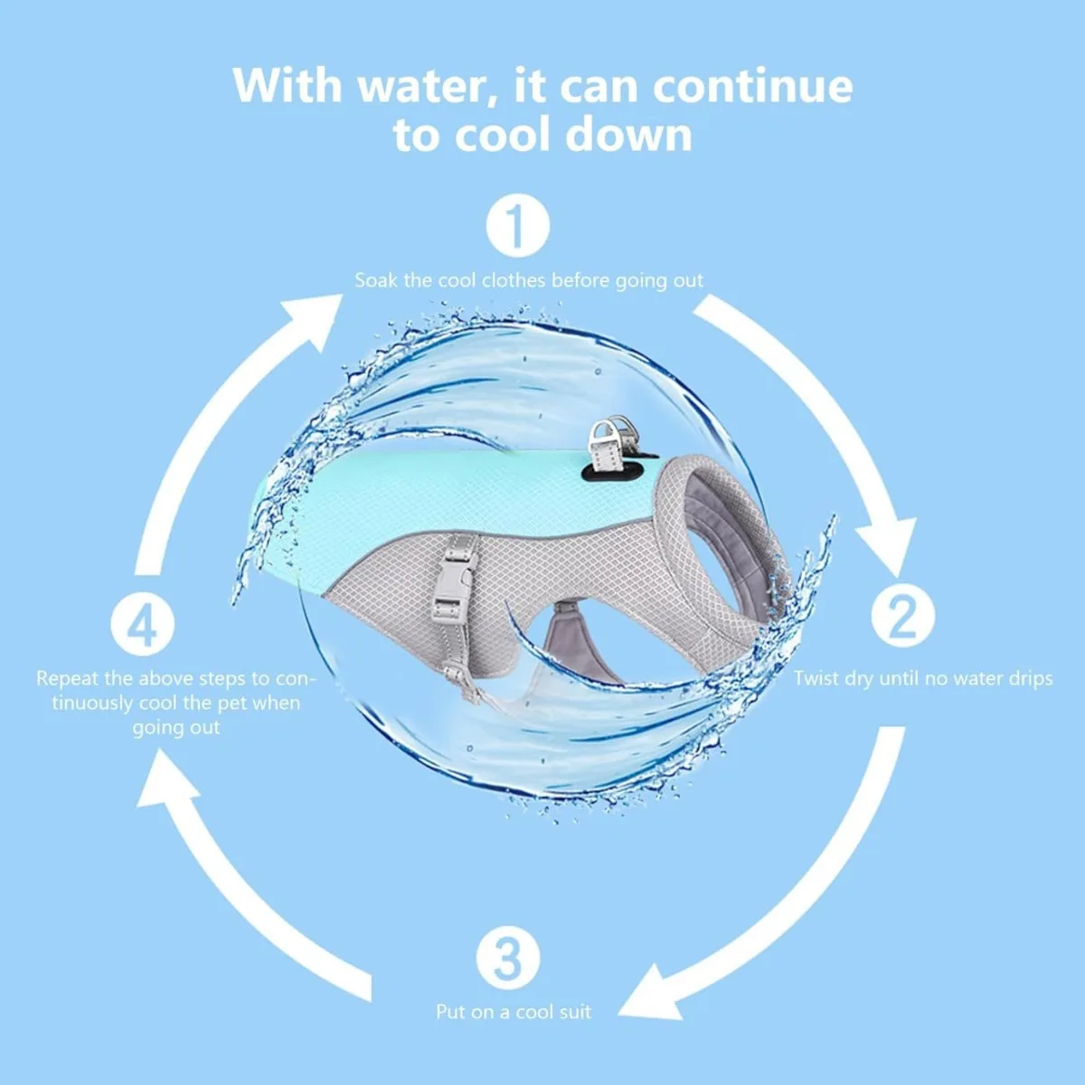 Summer Dog Cooling Vest | Premium Comfort Home & Lifestyle Product UK