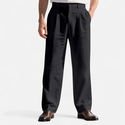 Premium Men's Linen Trousers – Smart Straight-Leg Business Pants for Professional Style and Comfort | Premium Comfort Home & Lifestyle Product UK