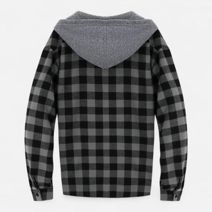 Premium Men's Button-Up Hooded Sweater - Smart Casual Wear for All Seasons, Essential for Stylish Comfort | Premium Comfort Home & Lifestyle Product UK