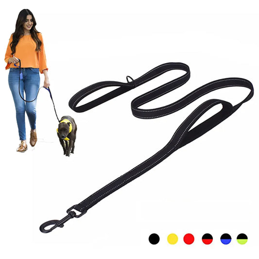 Heavy Duty Double Handle Dog Leash | Premium Comfort Home & Lifestyle Product UK