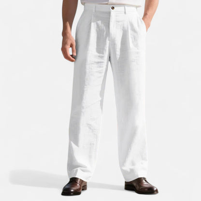 Premium Men's Linen Trousers – Smart Straight-Leg Business Pants for Professional Style and Comfort | Premium Comfort Home & Lifestyle Product UK