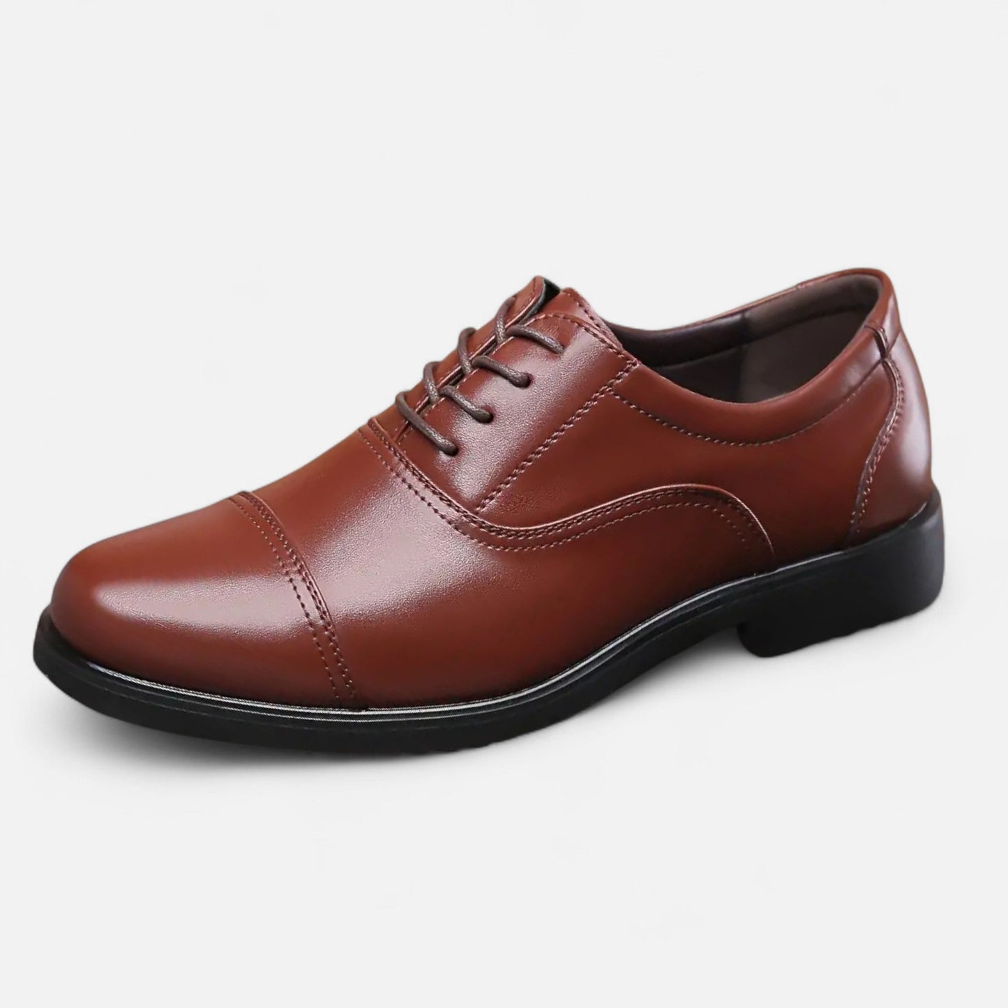Premium Men's Smart Faux Leather Lace-Up Shoes | Best Stylish Footwear for Work & Casual Wear in the UK | Premium Comfort Home & Lifestyle Product UK