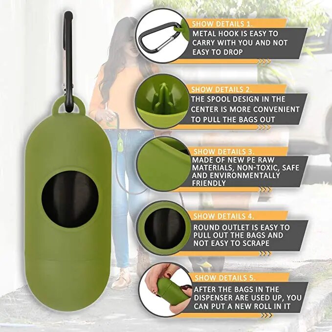 Eco-Friendly Pet Waste Bags with Dispenser | Premium Comfort Home & Lifestyle Product UK