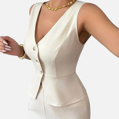 Premium Women's Business Blouse and Pants Set – Smart, Elegant Office Wear for Professional Style | Premium Comfort Home & Lifestyle Product UK