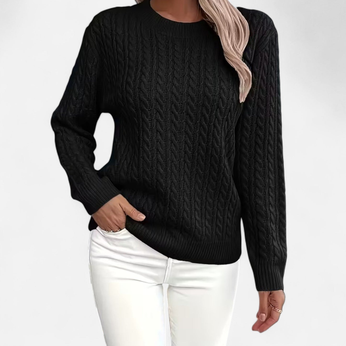 Premium Women's Casual Round-Neck Sweater - Stylish & Comfortable Knitwear for Everyday Wear | Premium Comfort Home & Lifestyle Product UK