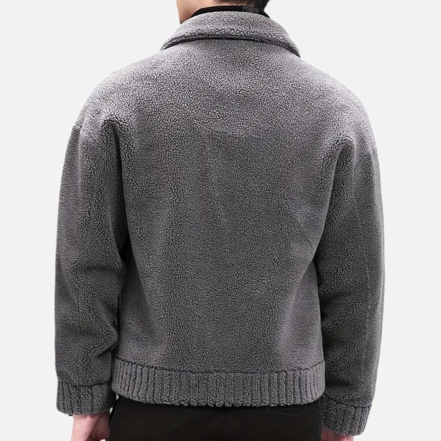 Premium Men's Faux Fur Jacket – Smart Lapel Coat for Autumn Winter Elegance – Best Stylish Outerwear for Men | Premium Comfort Home & Lifestyle Product UK