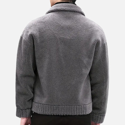 Premium Men's Faux Fur Jacket – Smart Lapel Coat for Autumn Winter Elegance – Best Stylish Outerwear for Men | Premium Comfort Home & Lifestyle Product UK