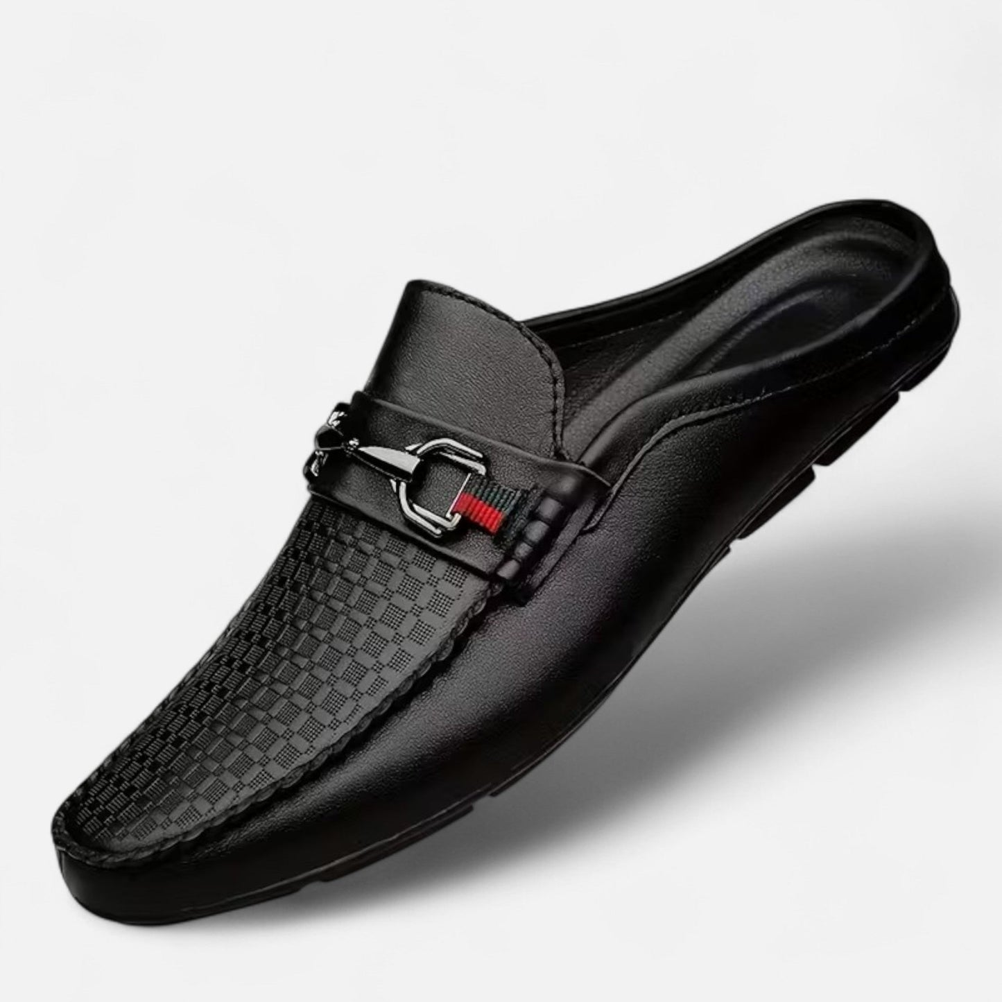 Premium Men's Retro Moc Toe Mule Shoes | Smart Casual Footwear for Comfort and Style | Premium Comfort Home & Lifestyle Product UK