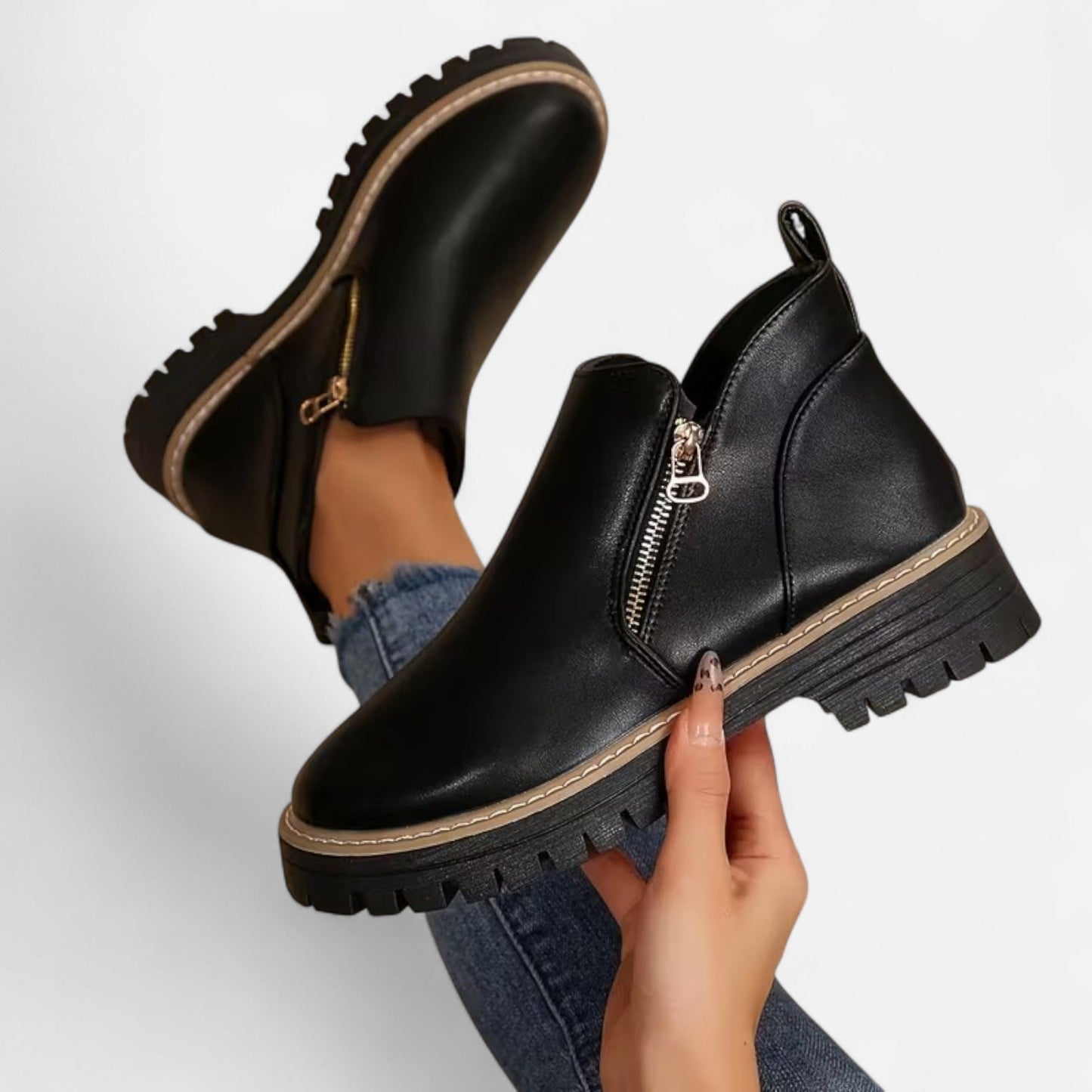 Premium Women’s Chunky Sole Short Boots – Stylish, Comfortable, and Versatile Footwear for Every Occasion | Premium Comfort Home & Lifestyle Product UK