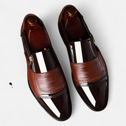 Premium Men's Glossy Dress Shoes – Smart Pointed Toe Formal Footwear for Professional British Elegance | Premium Comfort Home & Lifestyle Product UK