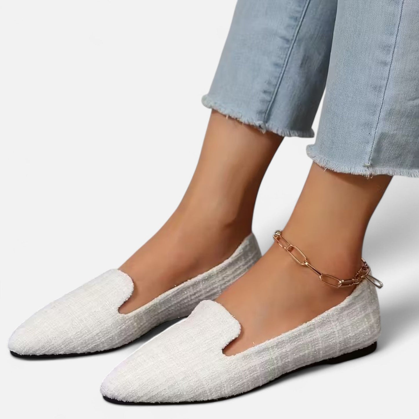 Premium Women's Plaid Pointed Toe Flats – Stylish Autumn Elegance for Smart Casual and Professional Looks | Premium Comfort Home & Lifestyle Product UK