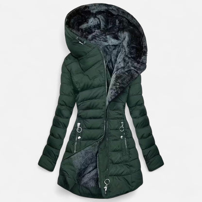 Premium Women's Fleece-Lined Hooded Jacket - Essential Warmth & Comfort for Winter, Smart Casual Style for Everyday Wear | Premium Comfort Home & Lifestyle Product UK