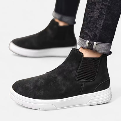Premium Men's Vintage Slip-On Ankle Boots | Smart Casual Footwear for Stylish Comfort and Versatile Everyday Wear | Premium Comfort Home & Lifestyle Product UK
