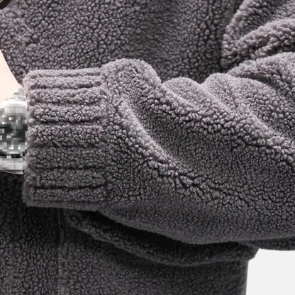 Premium Men's Faux Fur Jacket – Smart Lapel Coat for Autumn Winter Elegance – Best Stylish Outerwear for Men | Premium Comfort Home & Lifestyle Product UK