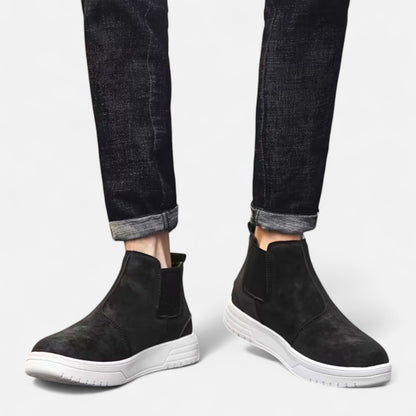 Premium Men's Vintage Slip-On Ankle Boots | Smart Casual Footwear for Stylish Comfort and Versatile Everyday Wear | Premium Comfort Home & Lifestyle Product UK