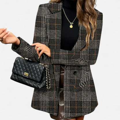 Women’s Premium Houndstooth Classic Coat – Timeless Smart Style for Professional and Casual Wear | Premium Comfort Home & Lifestyle Product UK