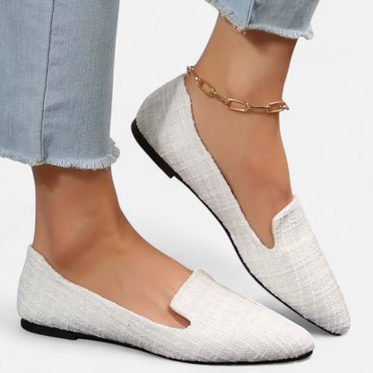 Premium Women's Plaid Pointed Toe Flats – Stylish Autumn Elegance for Smart Casual and Professional Looks | Premium Comfort Home & Lifestyle Product UK