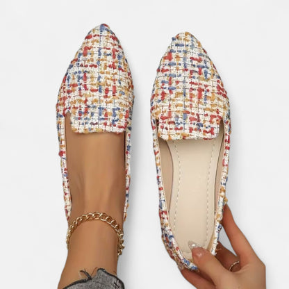 Premium Women's Plaid Pointed Toe Flats – Stylish Autumn Elegance for Smart Casual and Professional Looks | Premium Comfort Home & Lifestyle Product UK