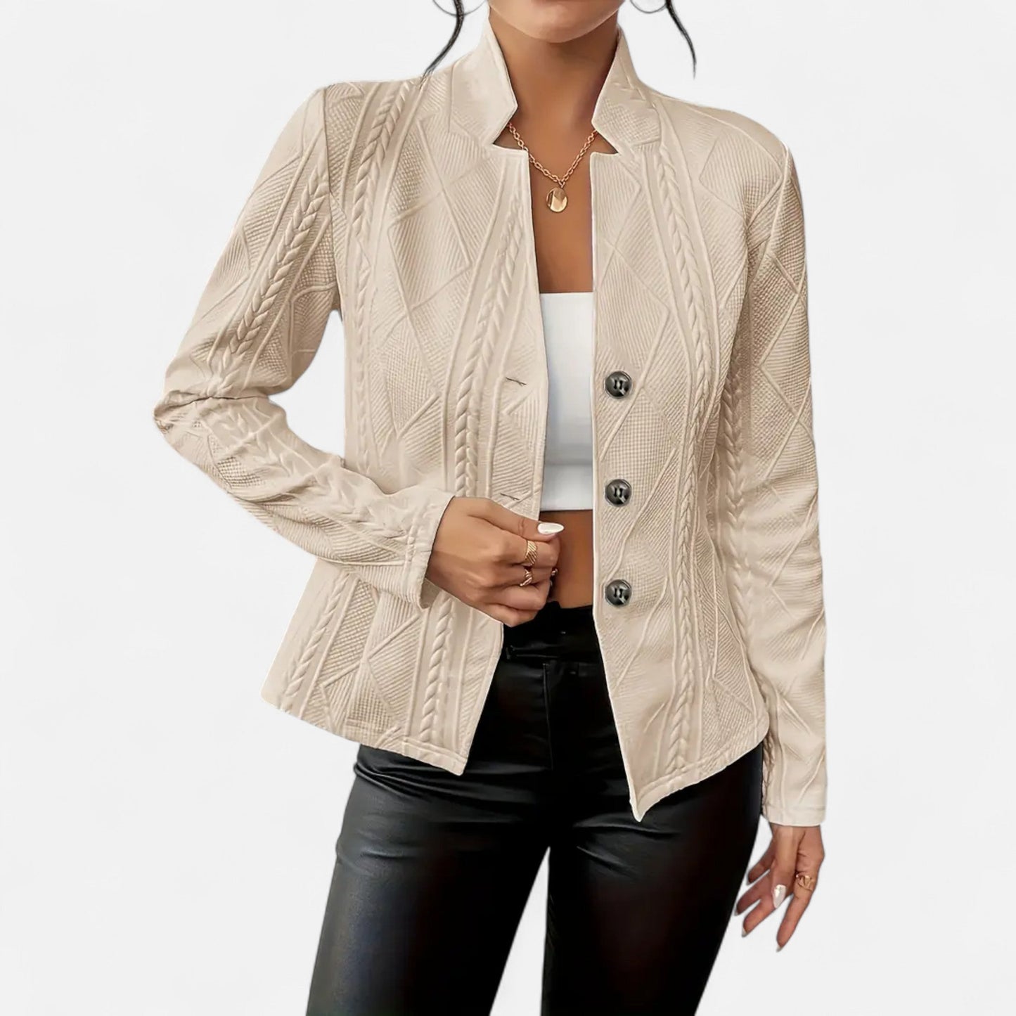 Premium Women's Tailored Jacket – Smart Heritage Lapel Classic for Professional Style and Essential Wardrobe Upgrade | Premium Comfort Home & Lifestyle Product UK