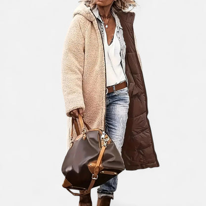 Premium Women's Long Padded Coat – Essential Fleece Winter Jacket for Smart Elegance and Warmth | Premium Comfort Home & Lifestyle Product UK