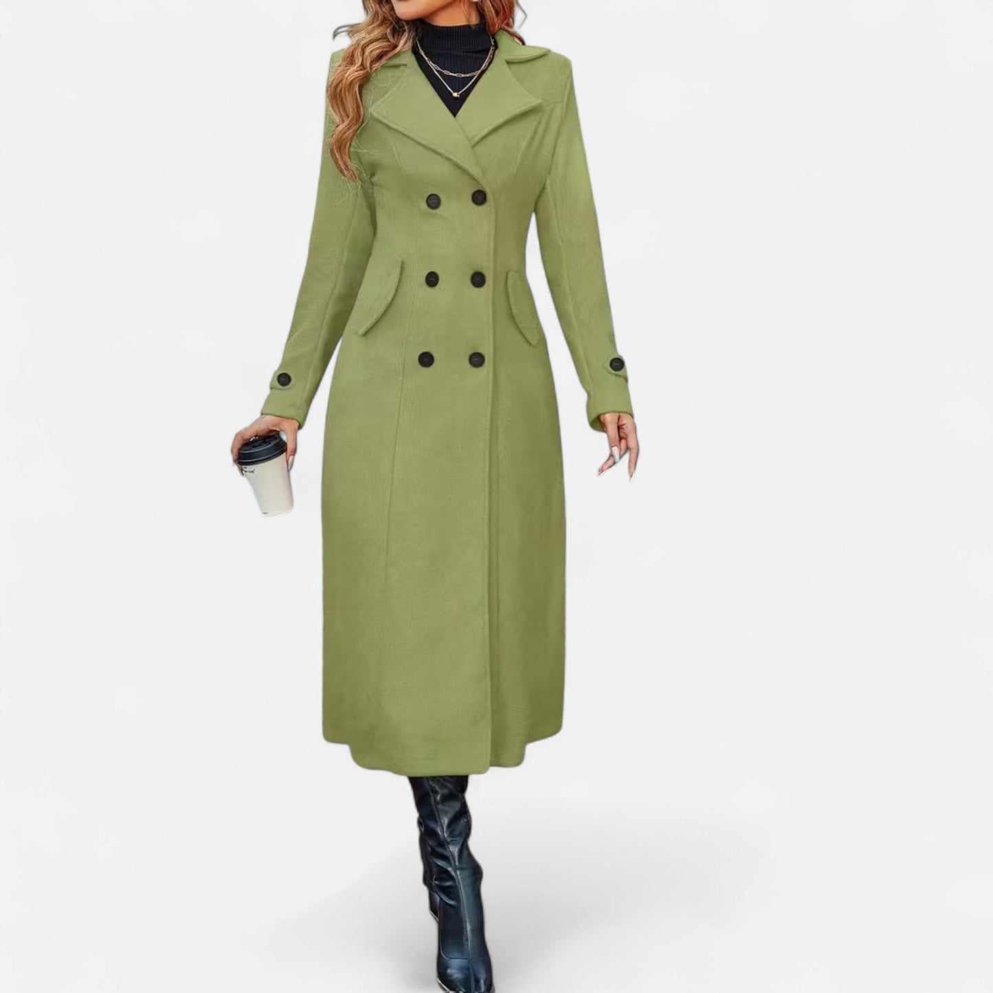Premium Women's Long Coat – Elegant Smart Outerwear for All Seasons – Best Stylish Coat for Work and Casual Wear | Premium Comfort Home & Lifestyle Product UK