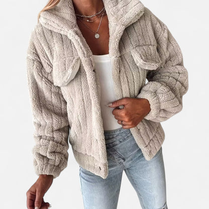 Premium Women’s Plush Casual Jacket | Smart & Comfortable Outerwear for Everyday Wear | Premium Comfort Home & Lifestyle Product UK