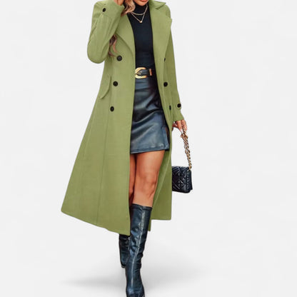 Premium Women's Long Coat – Elegant Smart Outerwear for All Seasons – Best Stylish Coat for Work and Casual Wear | Premium Comfort Home & Lifestyle Product UK