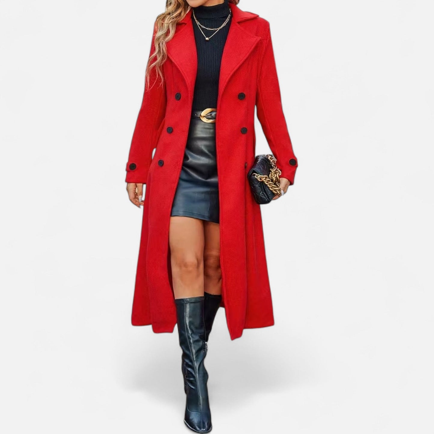 Premium Women's Long Coat – Elegant Smart Outerwear for All Seasons – Best Stylish Coat for Work and Casual Wear | Premium Comfort Home & Lifestyle Product UK