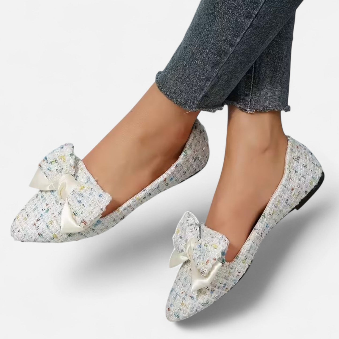 Premium Women's Plaid Pointed Toe Flats – Stylish Autumn Elegance for Smart Casual and Professional Looks | Premium Comfort Home & Lifestyle Product UK