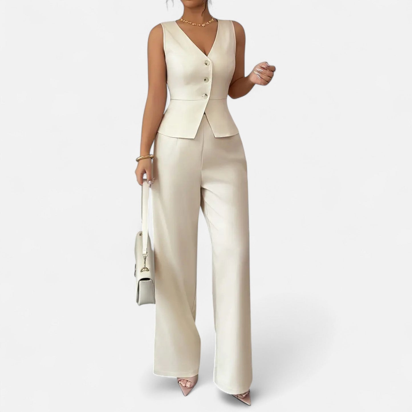 Premium Women's Business Blouse and Pants Set – Smart, Elegant Office Wear for Professional Style | Premium Comfort Home & Lifestyle Product UK