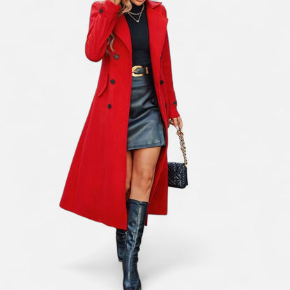 Premium Women's Long Coat – Elegant Smart Outerwear for All Seasons – Best Stylish Coat for Work and Casual Wear | Premium Comfort Home & Lifestyle Product UK