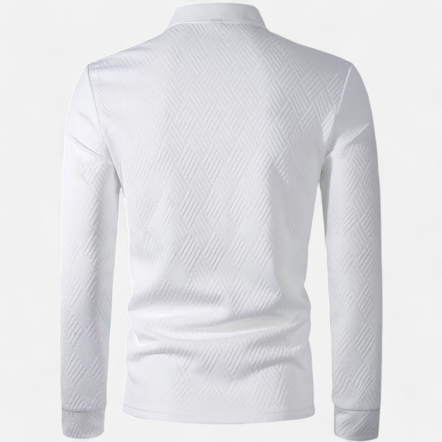 Premium Men's Long Sleeve Polo Shirt - Smart Casual Wear for Work, Golf, or Everyday Style - Essential Wardrobe Staple | Premium Comfort Home & Lifestyle Product UK
