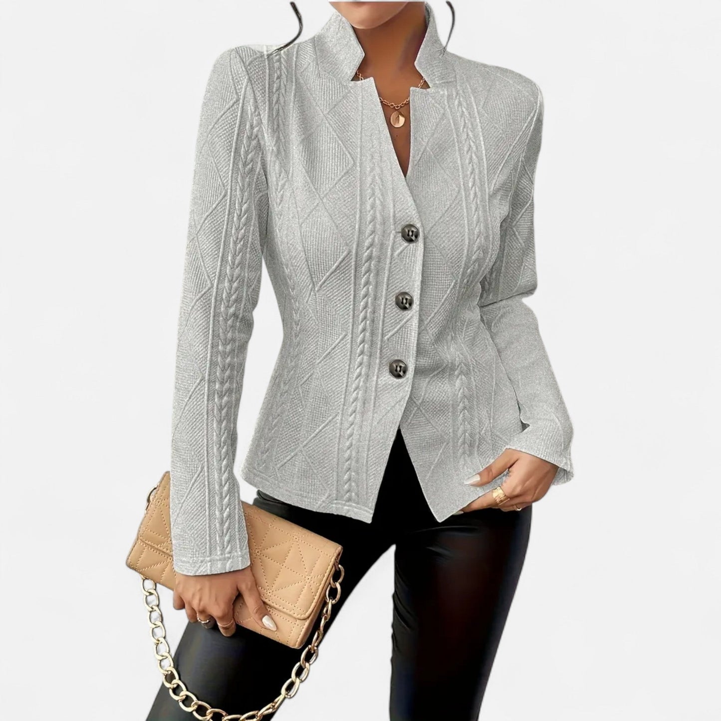 Premium Women's Tailored Jacket – Smart Heritage Lapel Classic for Professional Style and Essential Wardrobe Upgrade | Premium Comfort Home & Lifestyle Product UK
