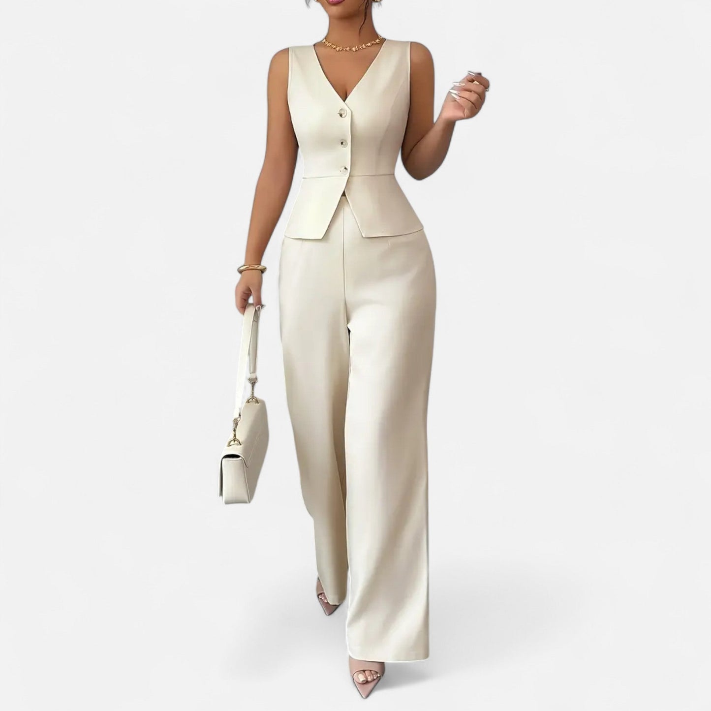 Premium Women's Business Blouse and Pants Set – Smart, Elegant Office Wear for Professional Style | Premium Comfort Home & Lifestyle Product UK