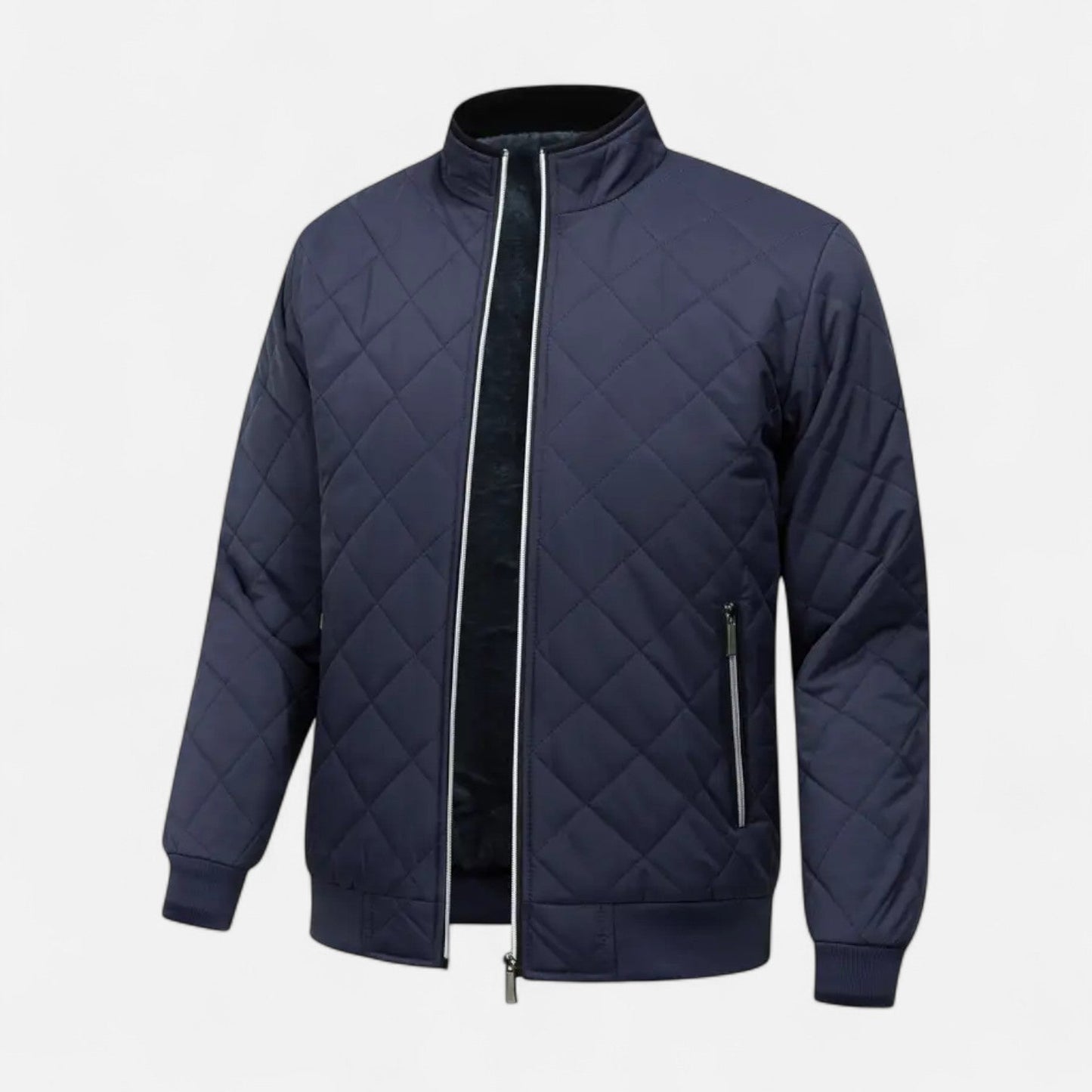 Men's Premium Quilted Jacket - Smart Fleece-Lined Coat for Ultimate Comfort and Style | Premium Comfort Home & Lifestyle Product UK