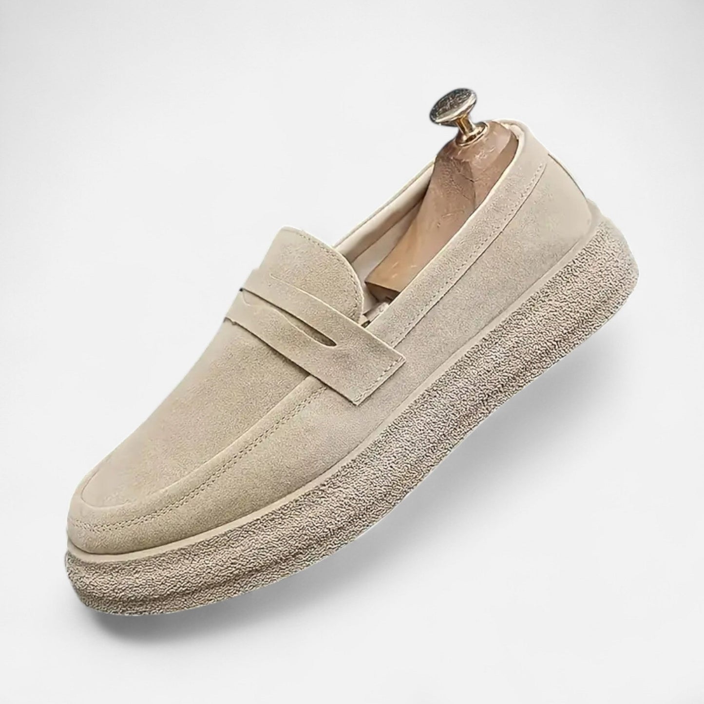 Premium Men's Brown Slip-On Loafers with Buckle – Smart Casual Footwear for Work and Everyday Wear | Premium Comfort Home & Lifestyle Product UK