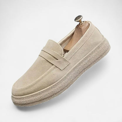 Premium Men's Brown Slip-On Loafers with Buckle – Smart Casual Footwear for Work and Everyday Wear | Premium Comfort Home & Lifestyle Product UK