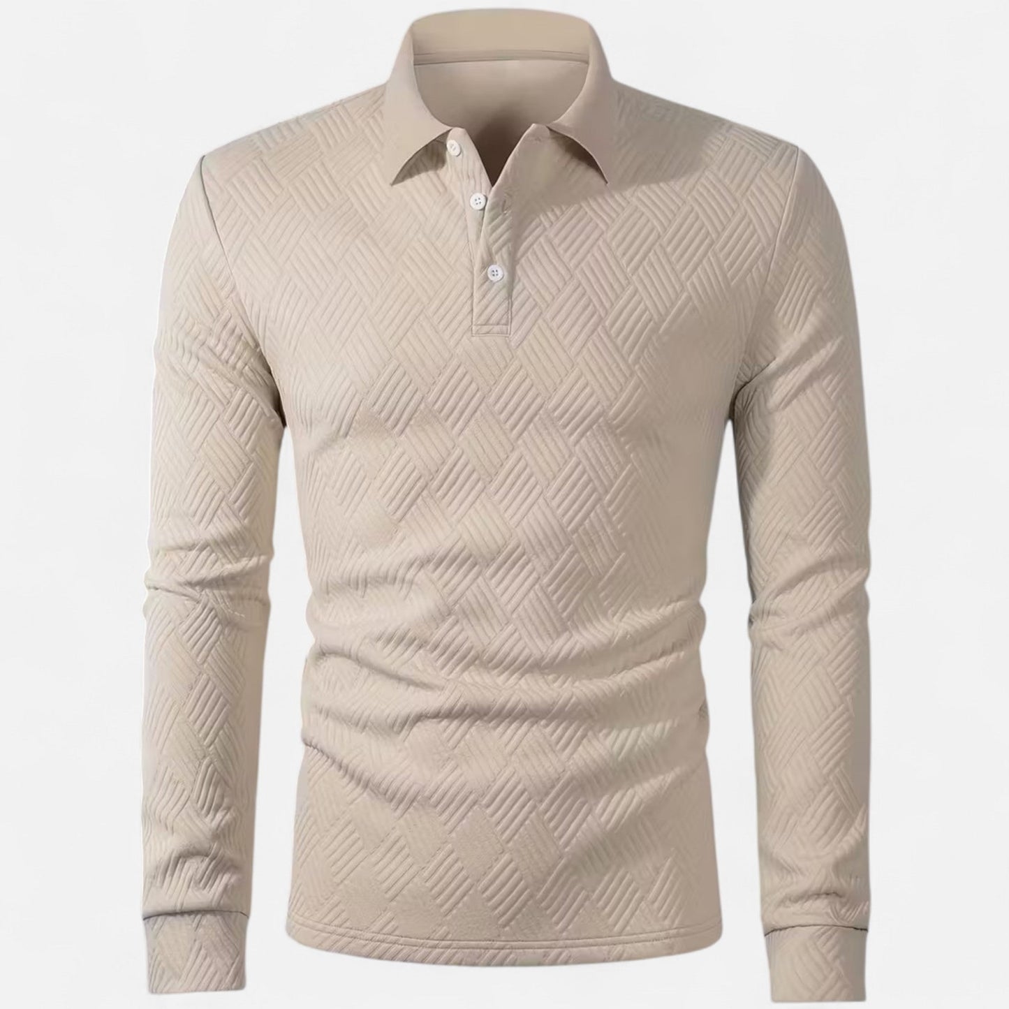Premium Men's Long Sleeve Polo Shirt - Smart Casual Wear for Work, Golf, or Everyday Style - Essential Wardrobe Staple | Premium Comfort Home & Lifestyle Product UK