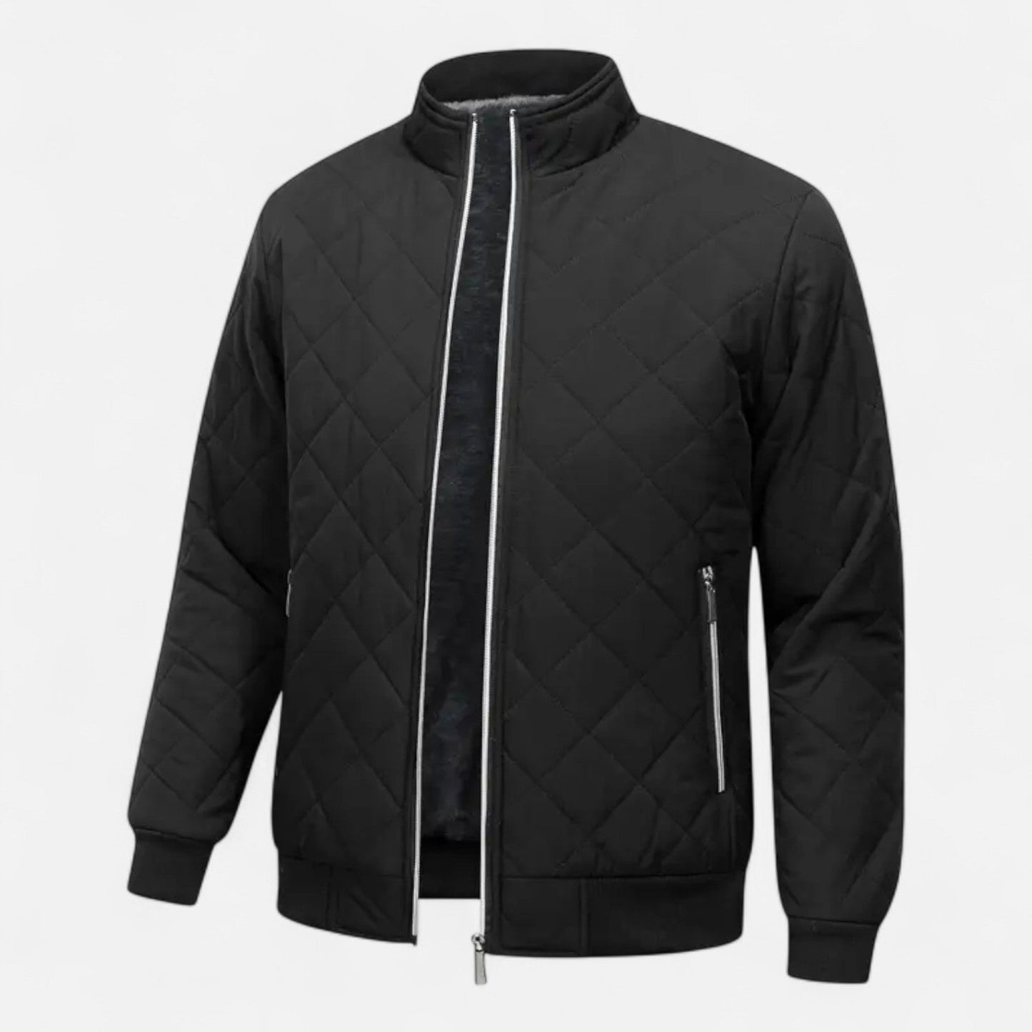Men's Premium Quilted Jacket - Smart Fleece-Lined Coat for Ultimate Comfort and Style | Premium Comfort Home & Lifestyle Product UK