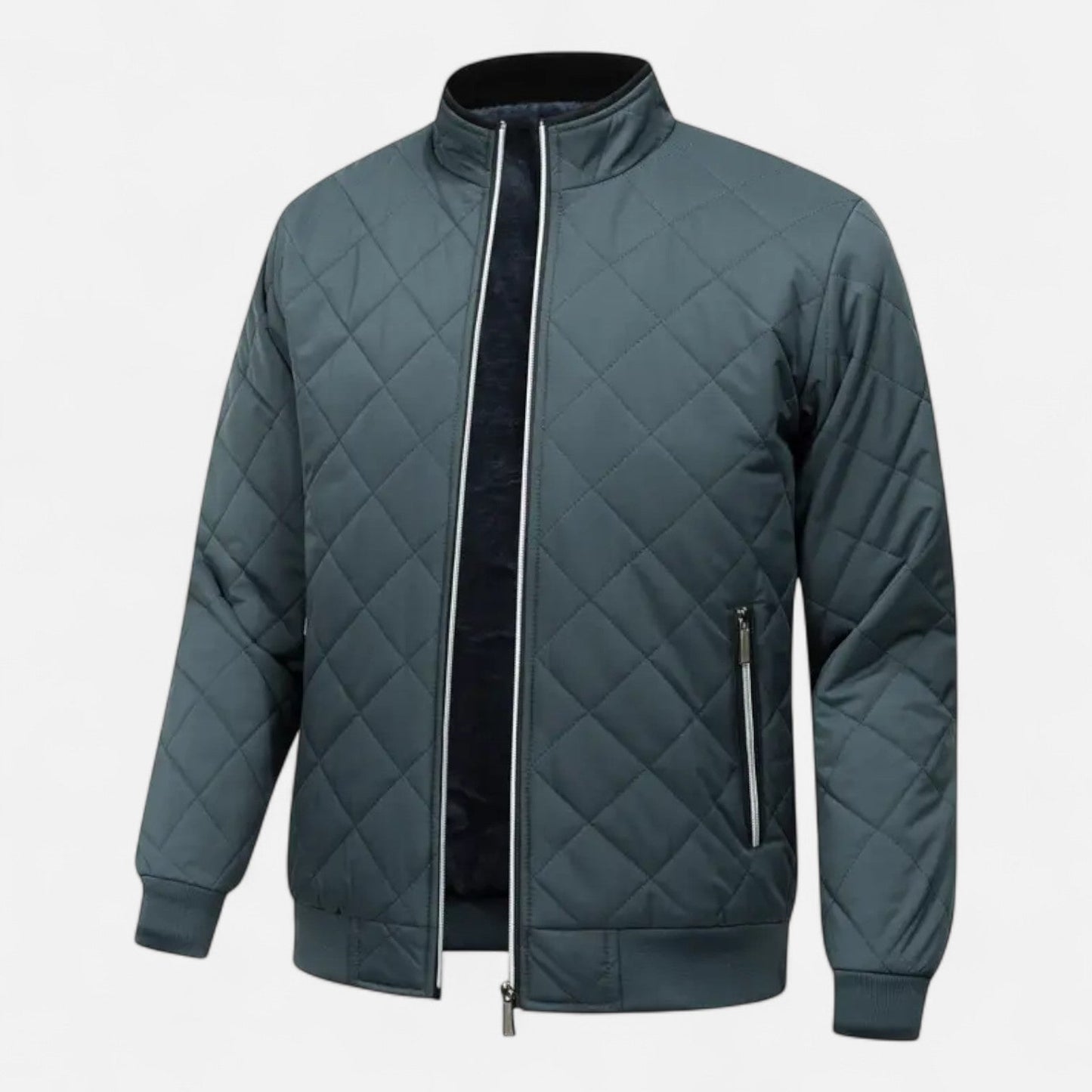 Men's Premium Quilted Jacket - Smart Fleece-Lined Coat for Ultimate Comfort and Style | Premium Comfort Home & Lifestyle Product UK