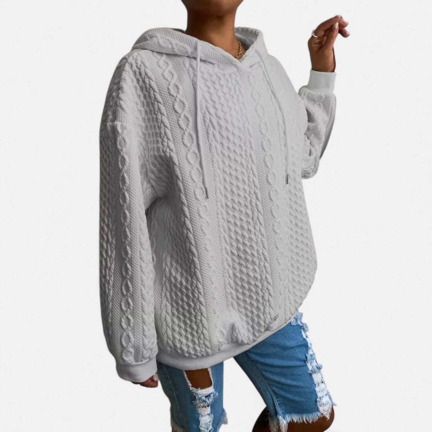 Premium Women's Long-Sleeve Hoodie – Essential Relaxed Heritage Style for Comfort and Versatility | Premium Comfort Home & Lifestyle Product UK