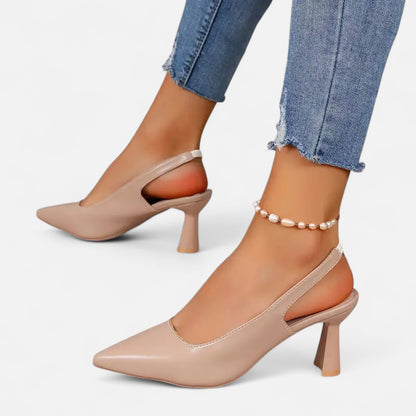 Premium Women's Slingback Heels with Sparkle Accent – Elegant and Stylish Footwear for Special Occasions and Everyday Wear | Premium Comfort Home & Lifestyle Product UK