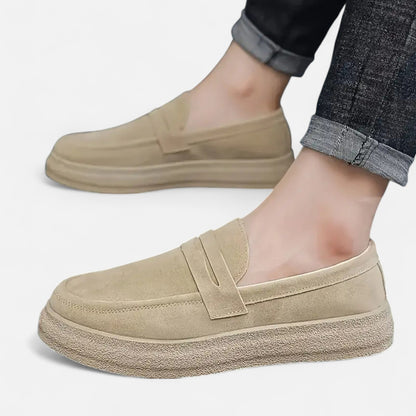 Premium Men's Brown Slip-On Loafers with Buckle – Smart Casual Footwear for Work and Everyday Wear | Premium Comfort Home & Lifestyle Product UK