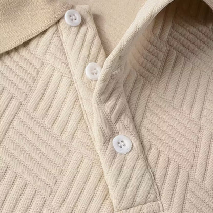 Premium Men's Long Sleeve Polo Shirt - Smart Casual Wear for Work, Golf, or Everyday Style - Essential Wardrobe Staple | Premium Comfort Home & Lifestyle Product UK