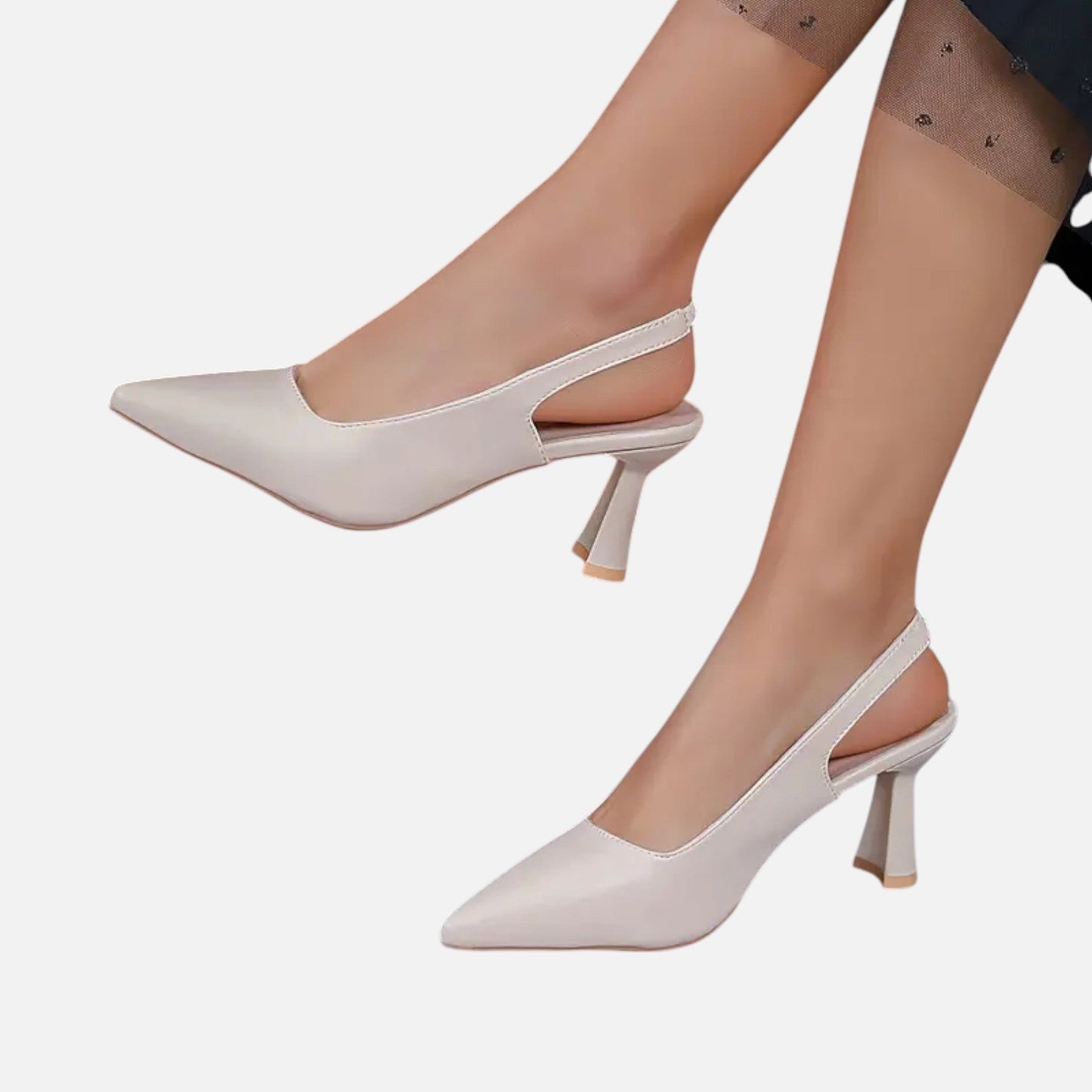 Premium Women's Slingback Heels with Sparkle Accent – Elegant and Stylish Footwear for Special Occasions and Everyday Wear | Premium Comfort Home & Lifestyle Product UK