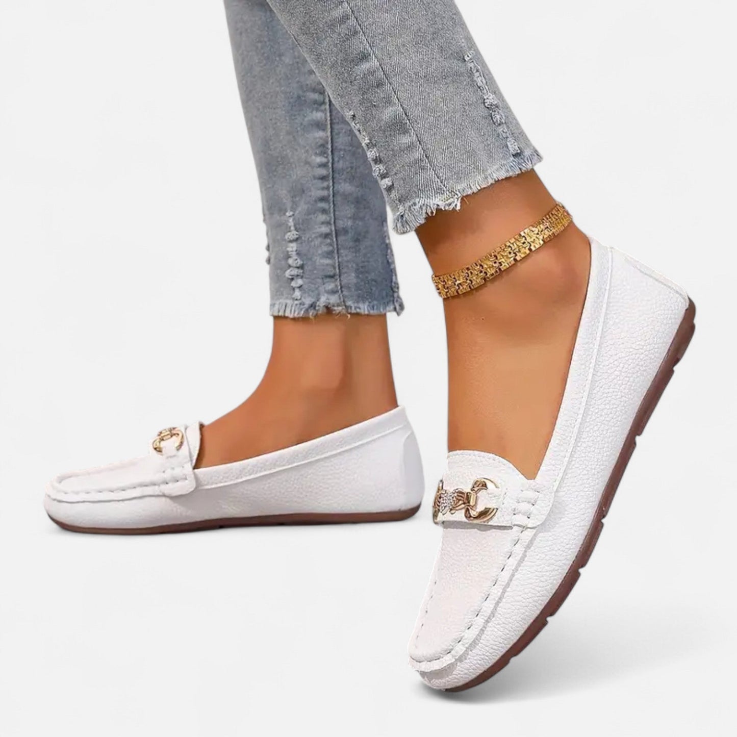 Premium Women's Loafers with Butterfly Strap & Diamond Accent – Stylish, Smart, and Comfortable Footwear for Every Occasion | Premium Comfort Home & Lifestyle Product UK